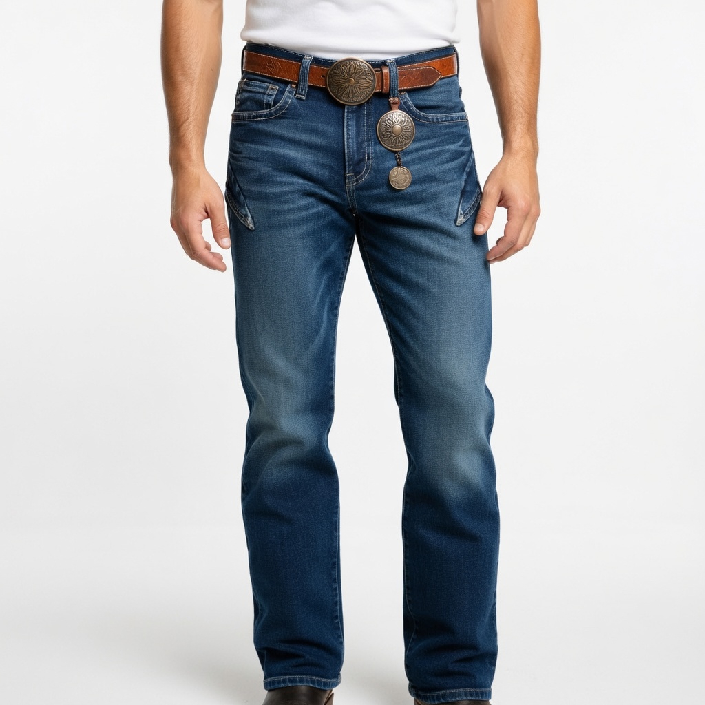Pantalón de Mezclilla Western Republic Hombre – Corte Vaquero Clásico - Image 2