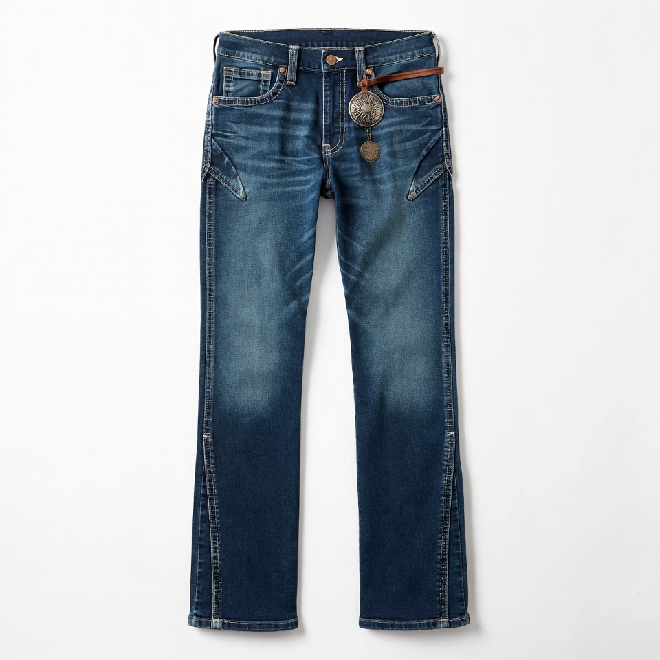 Pantalón de Mezclilla Western Republic Hombre – Corte Vaquero Clásico