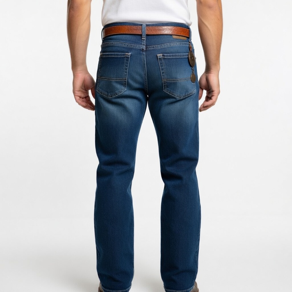 Pantalón de Mezclilla Western Republic Hombre – Corte Vaquero Clásico - Image 3
